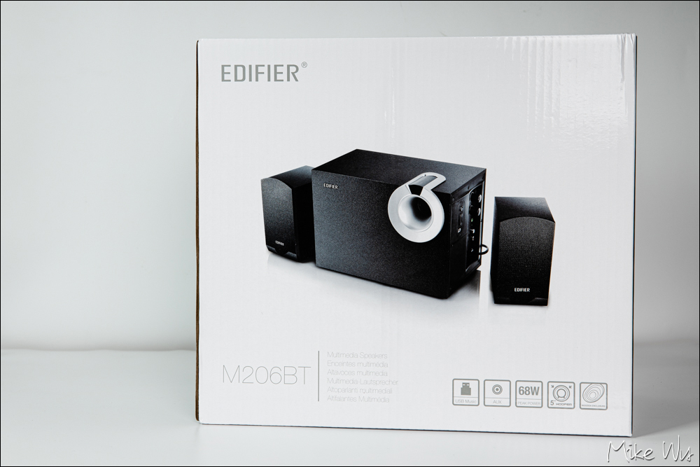 【開箱】EDIFIER M206BT 2.1主動式藍牙喇叭，可 3.5mm、USB、藍牙連接，預算不高的選擇之一 @麥克Wu的生活攝影札記
