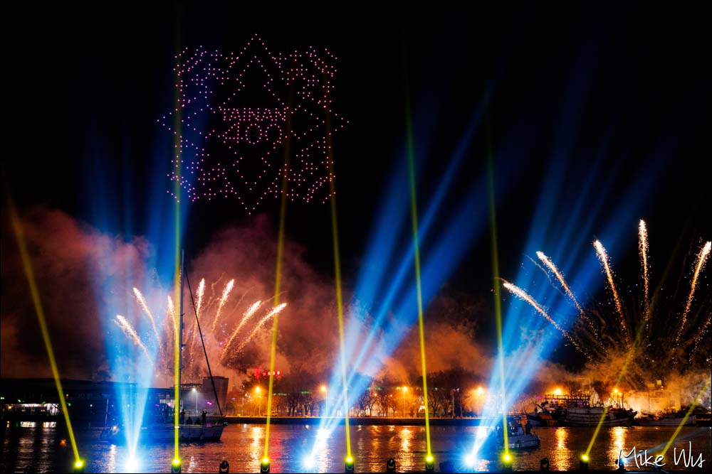 【遊記】2024台灣燈會安平燈區-空中展演第一部曲｜無人機表演拍攝紀錄 @麥克Wu的生活攝影札記